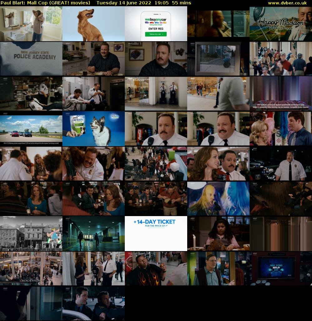Paul Blart: Mall Cop (GREAT! movies) Tuesday 14 June 2022 19:05 - 20:00