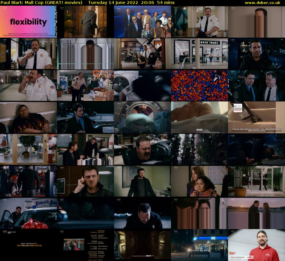 Paul Blart: Mall Cop (GREAT! movies) Tuesday 14 June 2022 20:06 - 21:00
