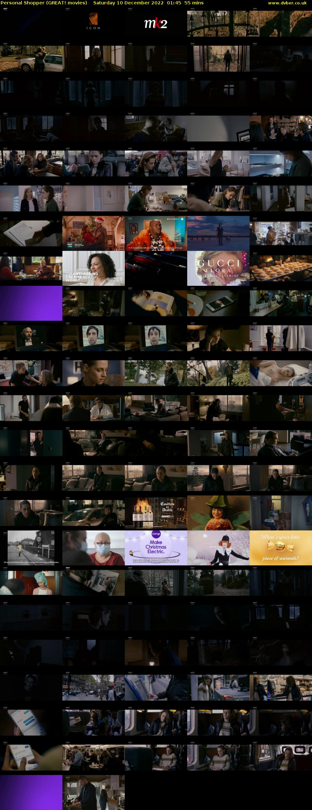 Personal Shopper (GREAT! movies) Saturday 10 December 2022 01:45 - 02:40