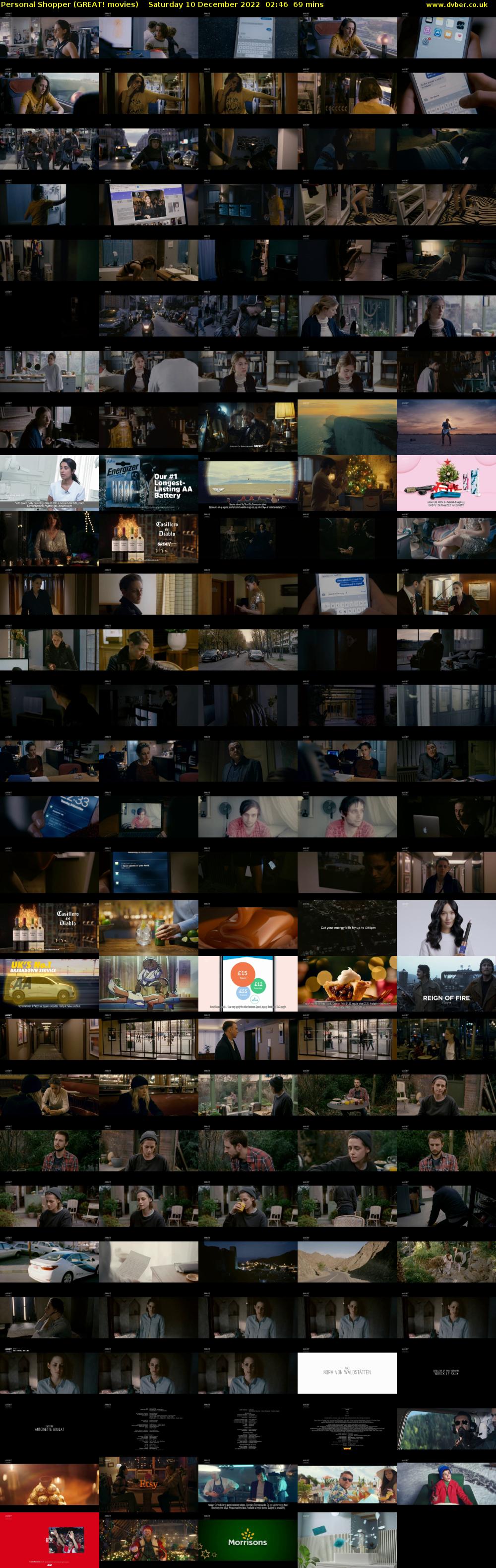 Personal Shopper (GREAT! movies) Saturday 10 December 2022 02:46 - 03:55