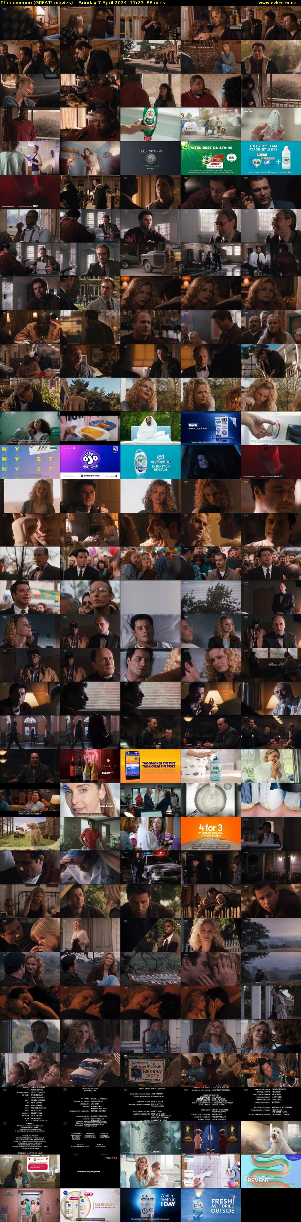 Phenomenon (GREAT! movies) Sunday 7 April 2024 17:27 - 18:55