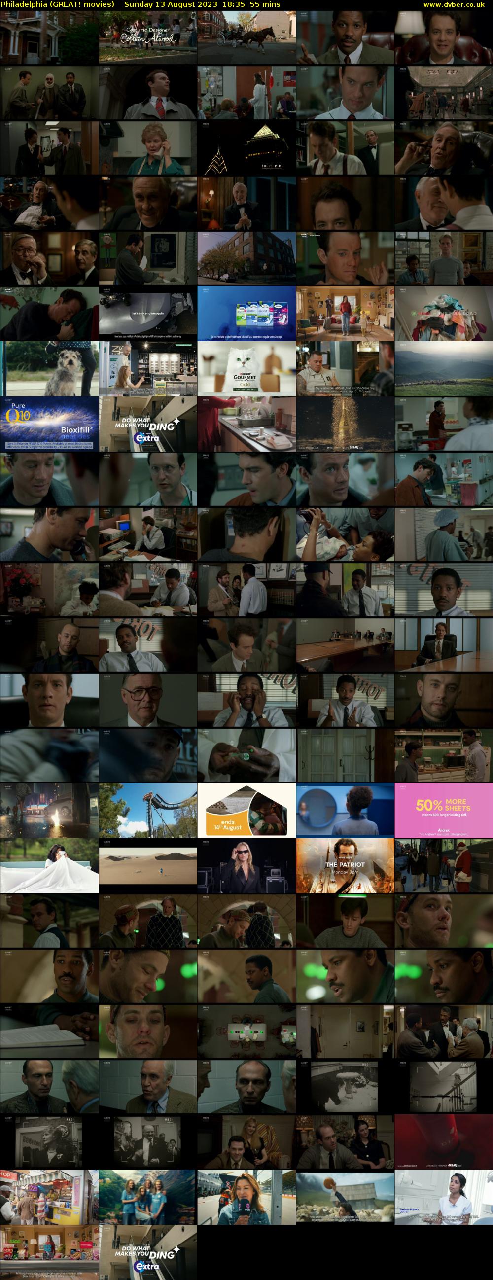 Philadelphia (GREAT! movies) Sunday 13 August 2023 18:35 - 19:30