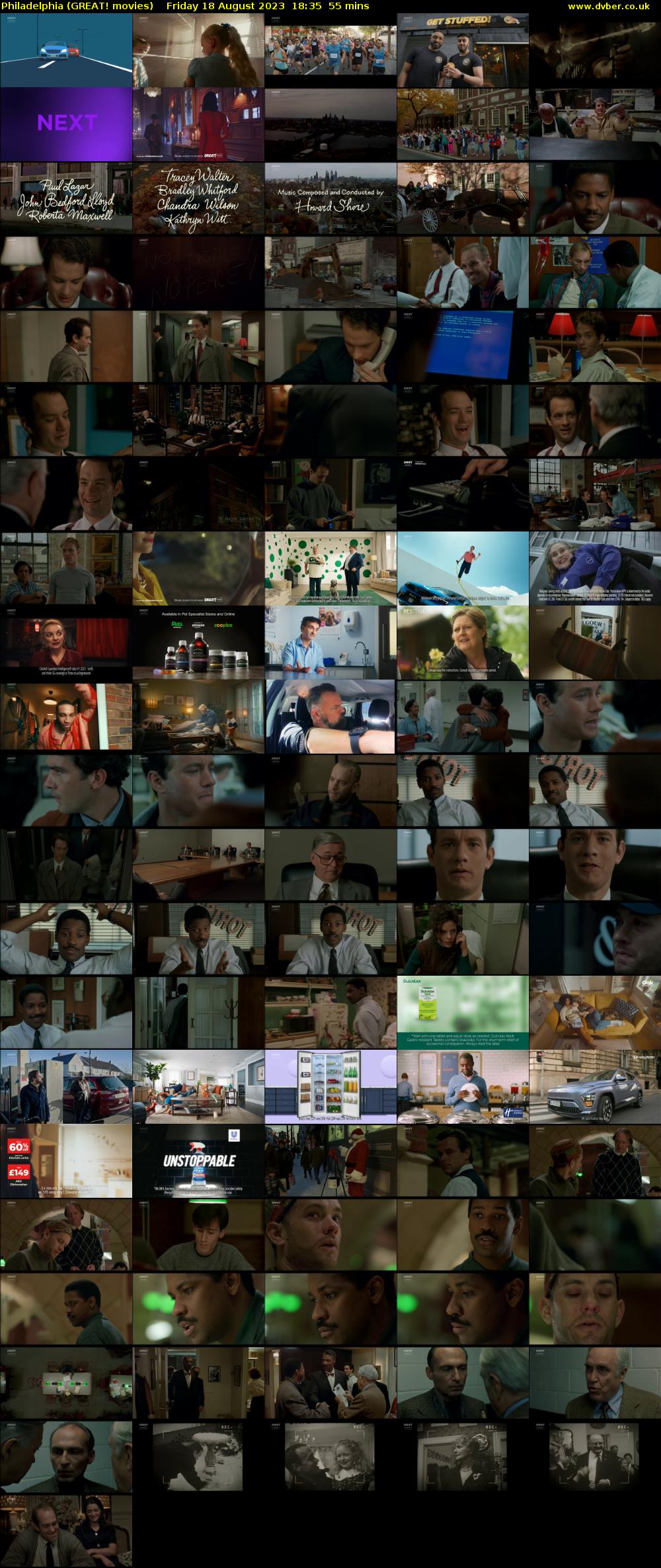 Philadelphia (GREAT! movies) Friday 18 August 2023 18:35 - 19:30