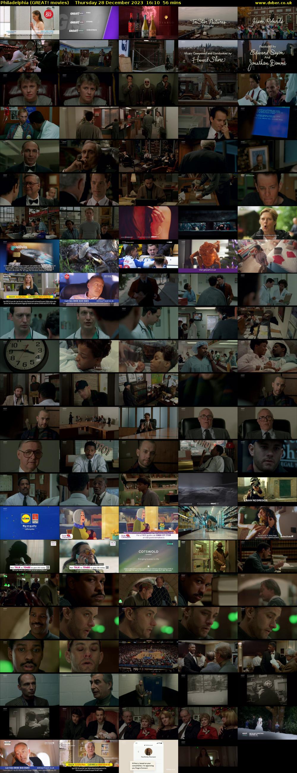 Philadelphia (GREAT! movies) Thursday 28 December 2023 16:10 - 17:06