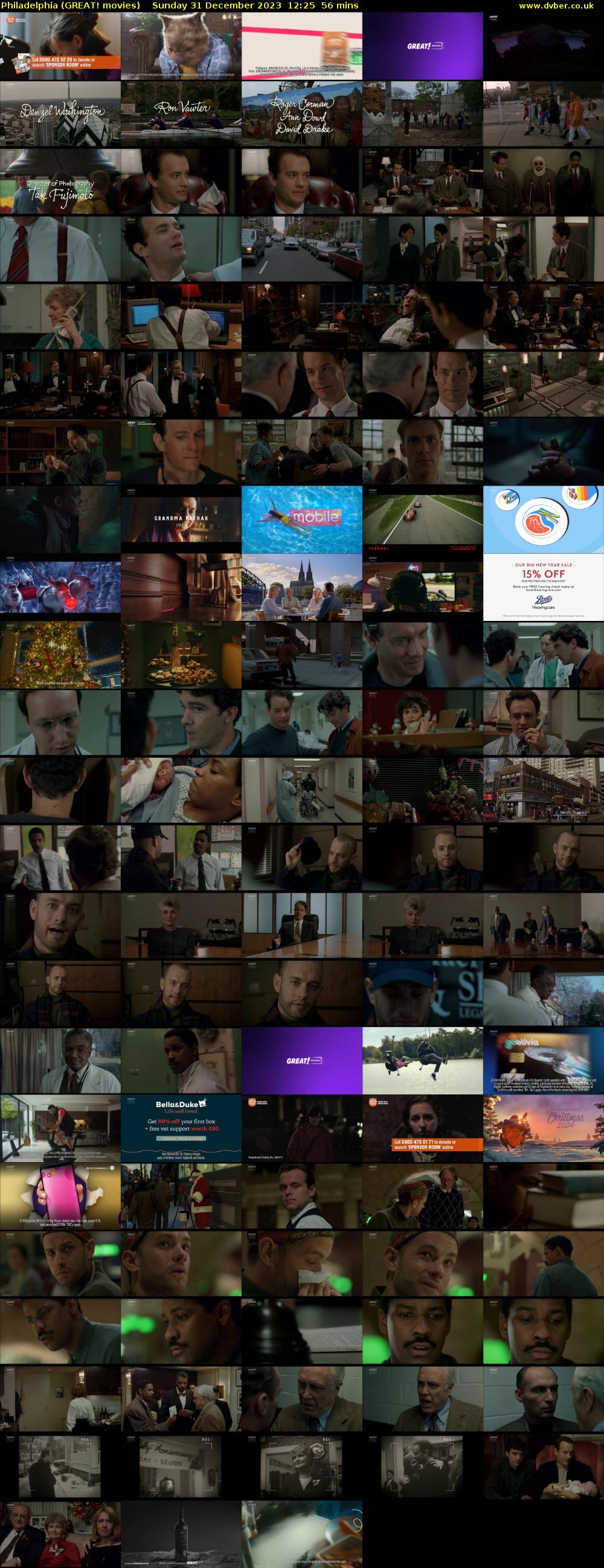 Philadelphia (GREAT! movies) Sunday 31 December 2023 12:25 - 13:21