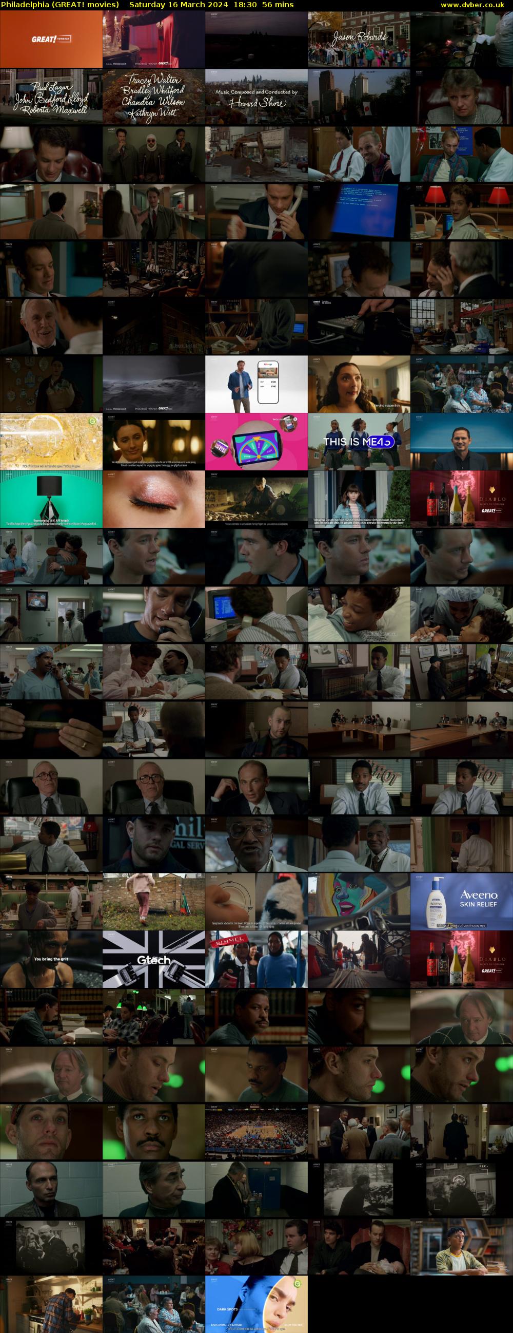 Philadelphia (GREAT! movies) Saturday 16 March 2024 18:30 - 19:26