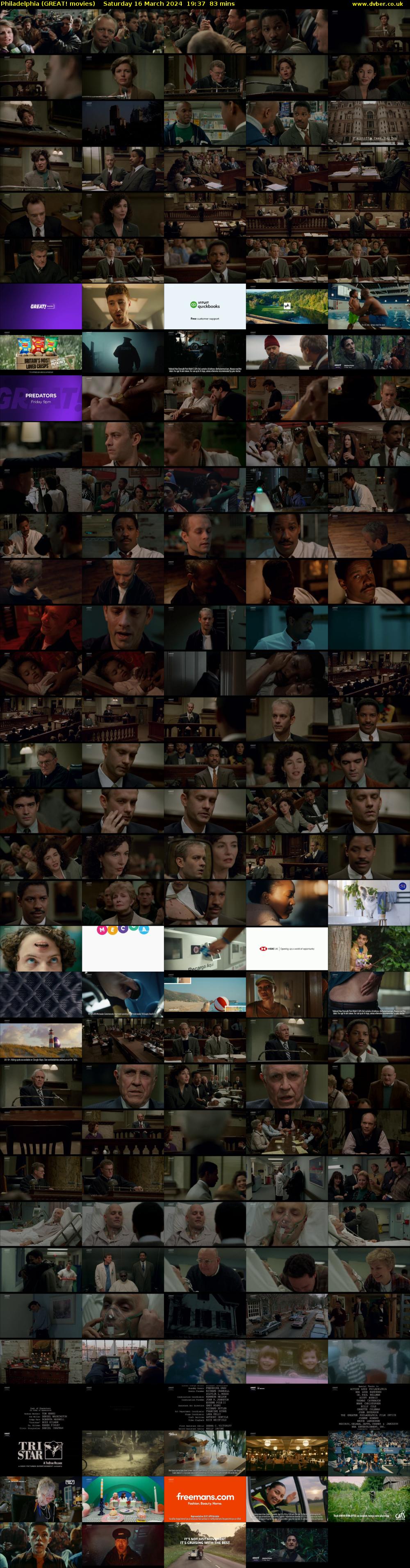 Philadelphia (GREAT! movies) Saturday 16 March 2024 19:37 - 21:00