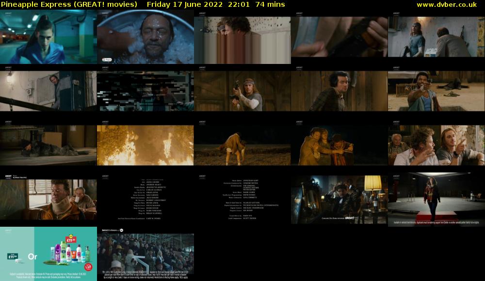 Pineapple Express (GREAT! movies) Friday 17 June 2022 22:01 - 23:15