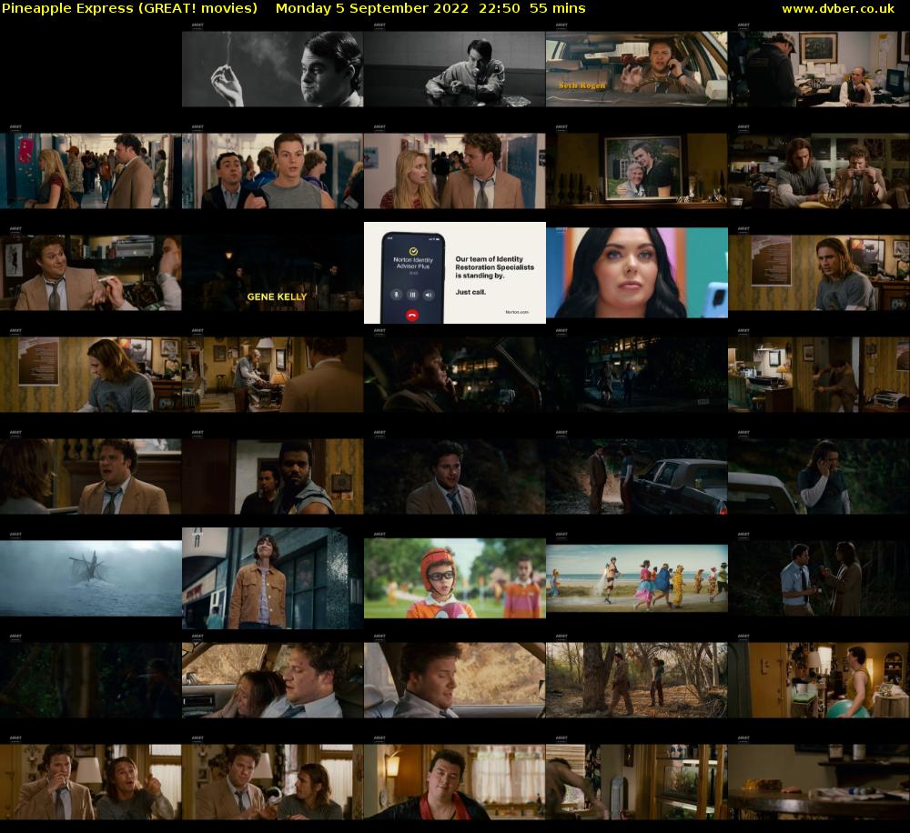 Pineapple Express (GREAT! movies) Monday 5 September 2022 22:50 - 23:45