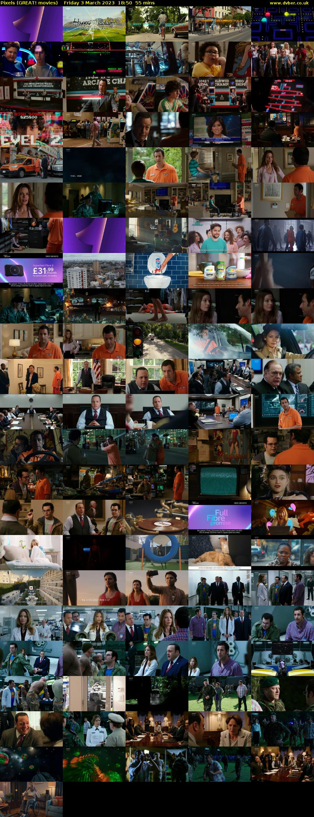 Pixels (GREAT! movies) Friday 3 March 2023 18:50 - 19:45