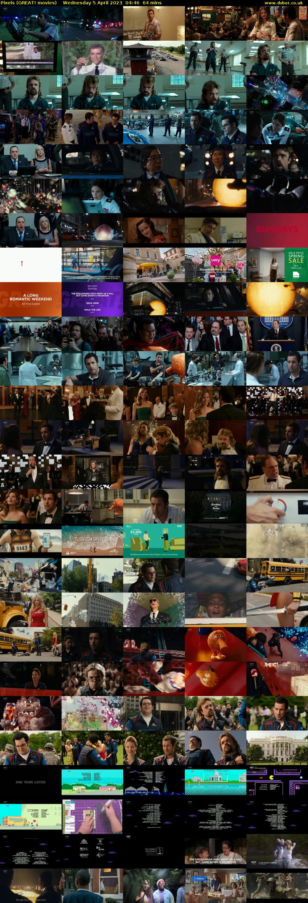 Pixels (GREAT! movies) Wednesday 5 April 2023 04:46 - 05:50