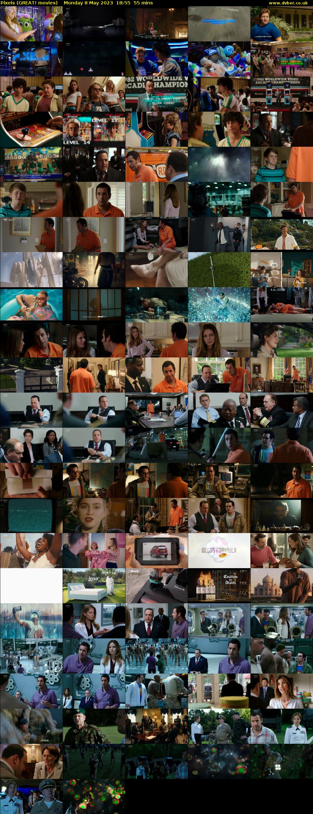 Pixels (GREAT! movies) Monday 8 May 2023 18:55 - 19:50