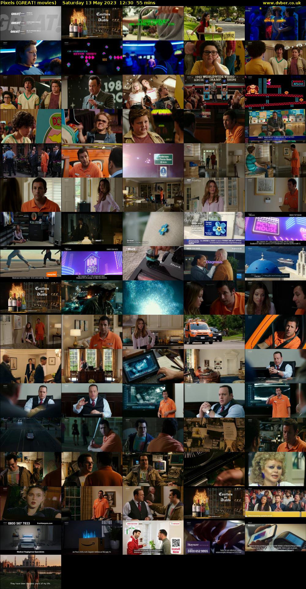 Pixels (GREAT! movies) Saturday 13 May 2023 12:30 - 13:25