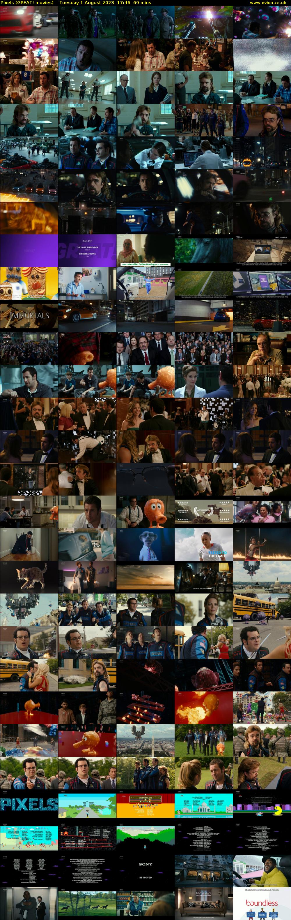 Pixels (GREAT! movies) Tuesday 1 August 2023 17:46 - 18:55