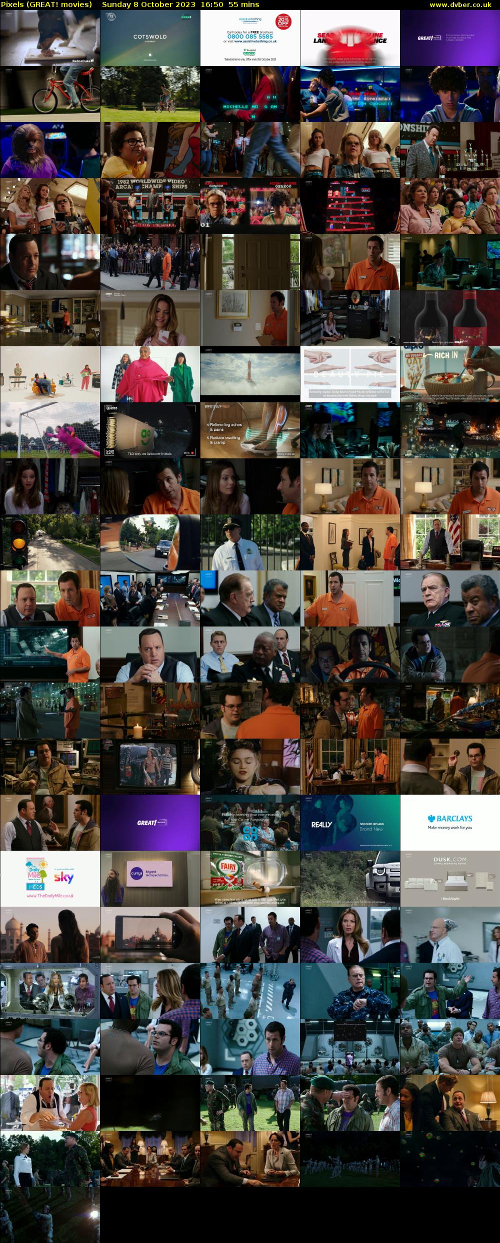 Pixels (GREAT! movies) Sunday 8 October 2023 16:50 - 17:45