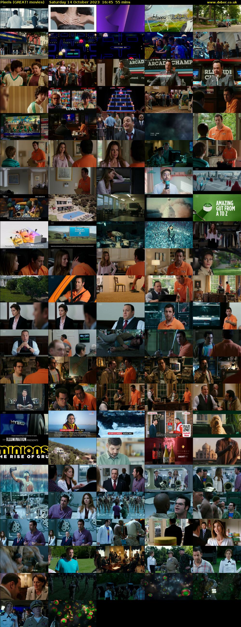 Pixels (GREAT! movies) Saturday 14 October 2023 16:45 - 17:40