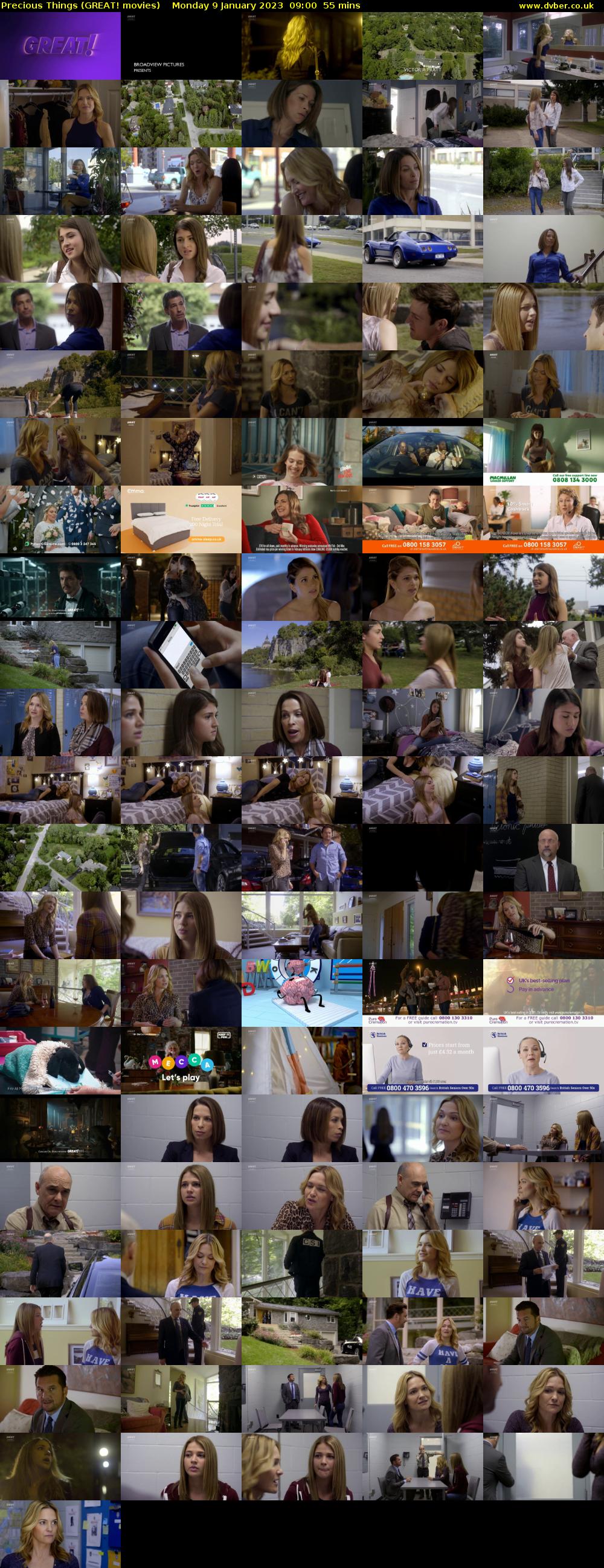 Precious Things (GREAT! movies) Monday 9 January 2023 09:00 - 09:55
