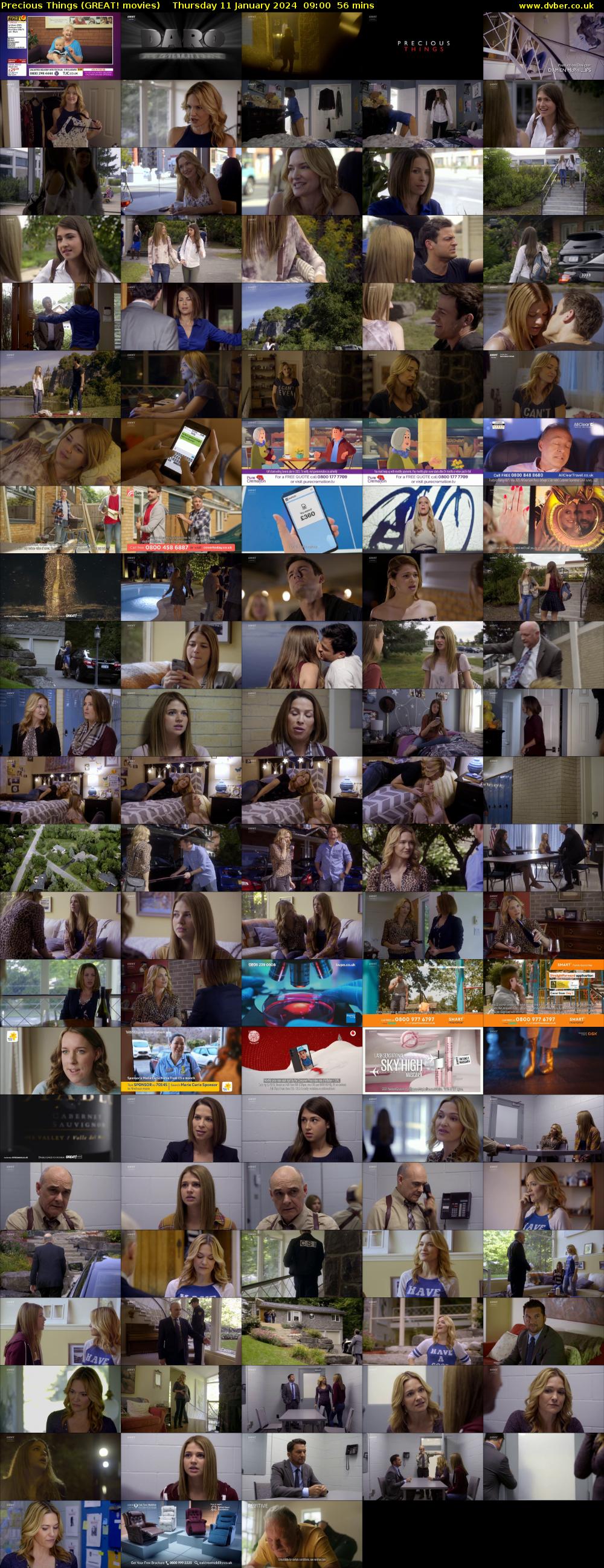 Precious Things (GREAT! movies) Thursday 11 January 2024 09:00 - 09:56