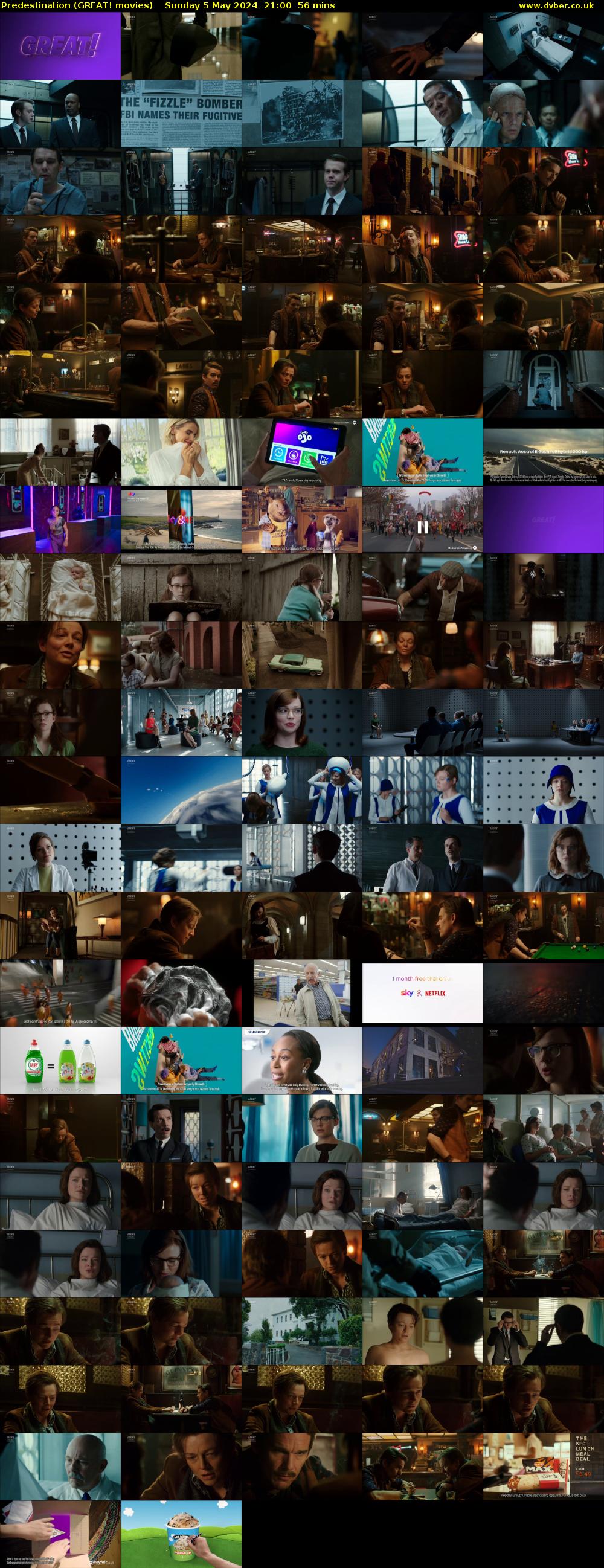 Predestination (GREAT! movies) Sunday 5 May 2024 21:00 - 21:56