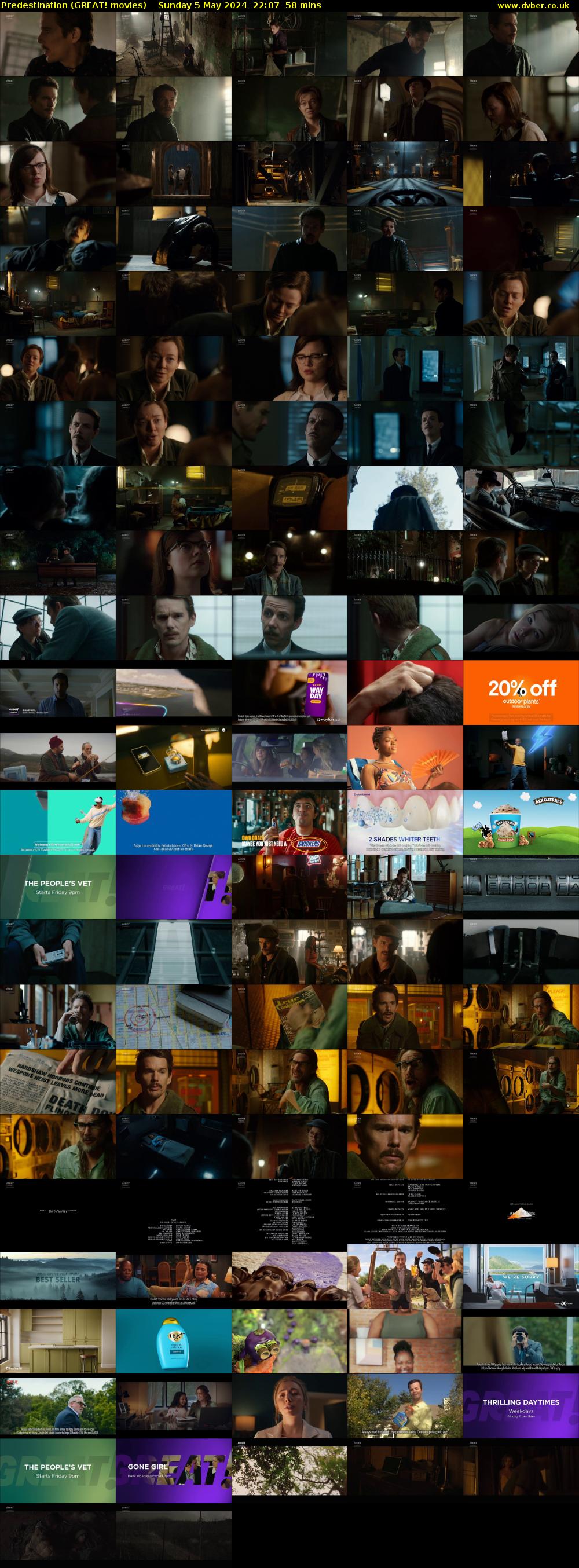 Predestination (GREAT! movies) Sunday 5 May 2024 22:07 - 23:05