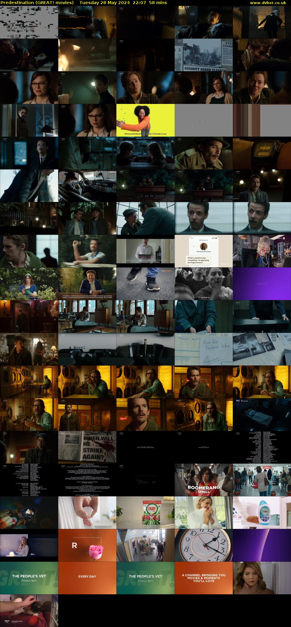 Predestination (GREAT! movies) Tuesday 28 May 2024 22:07 - 23:05