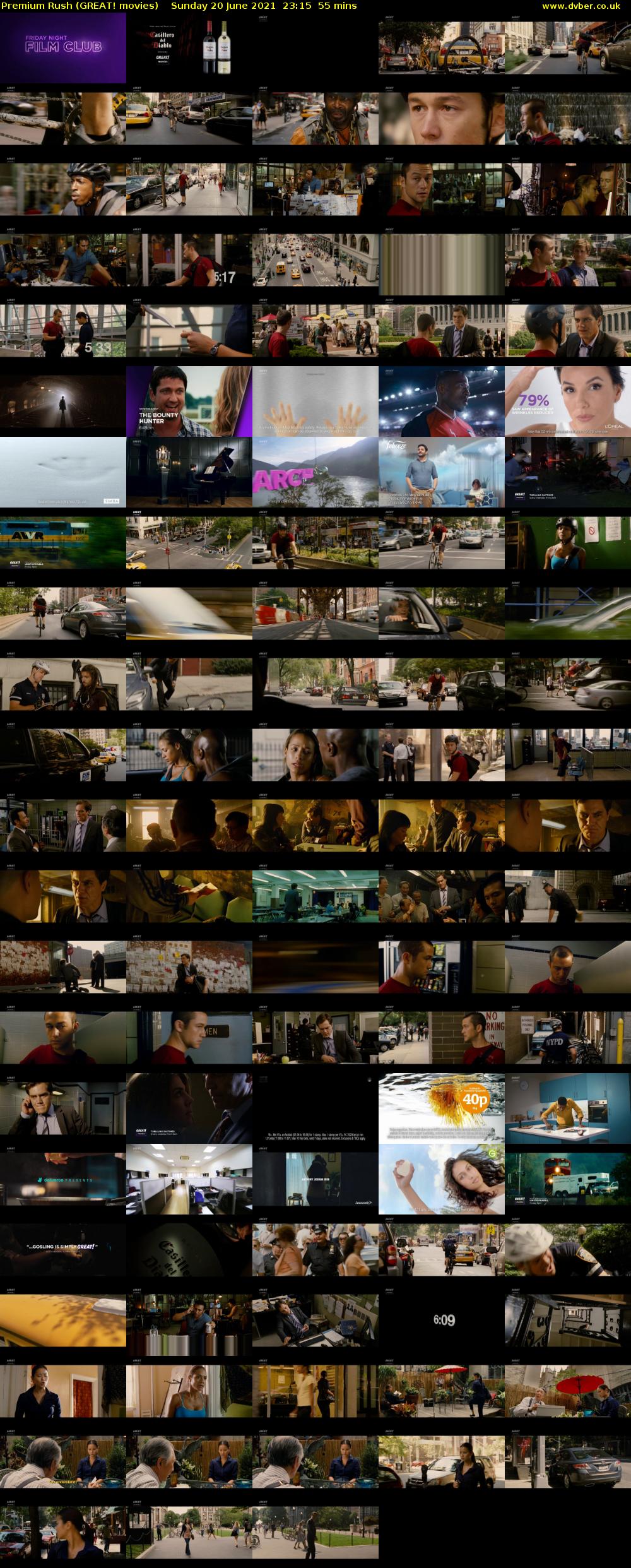 Premium Rush (GREAT! movies) Sunday 20 June 2021 23:15 - 00:10