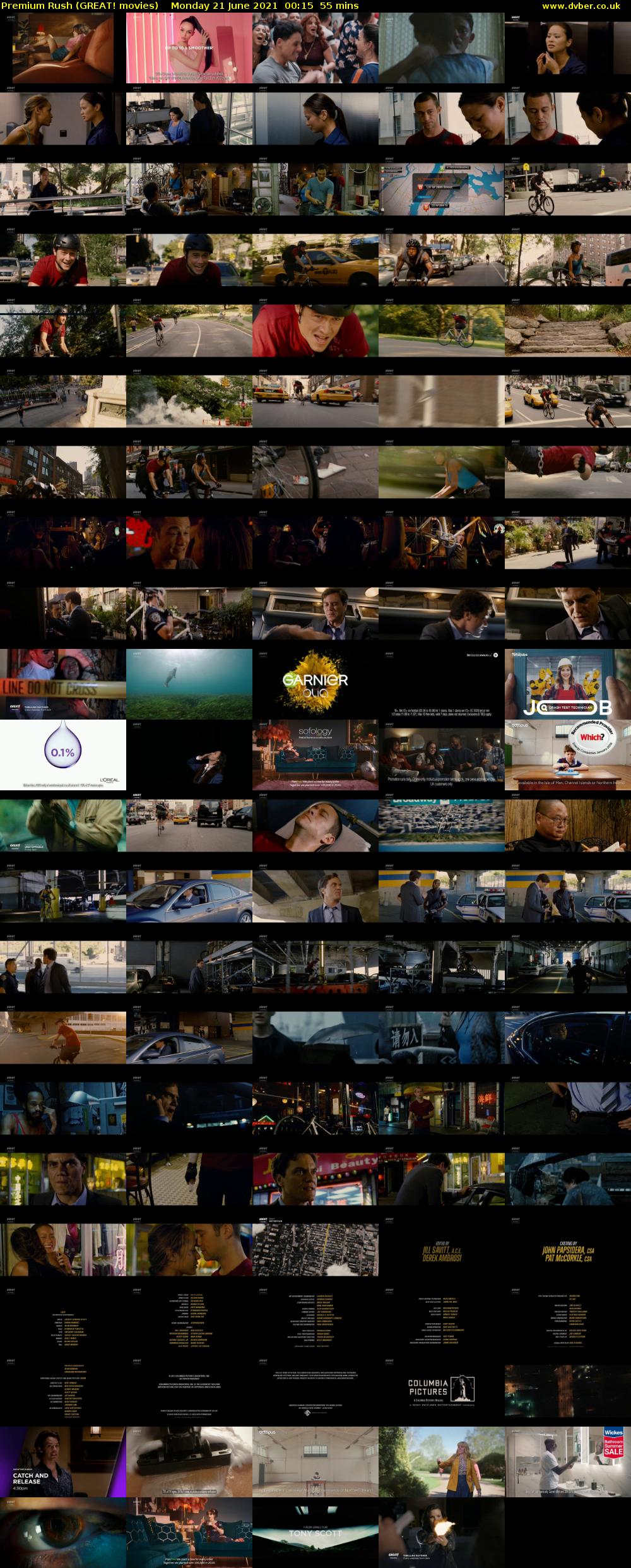Premium Rush (GREAT! movies) Monday 21 June 2021 00:15 - 01:10