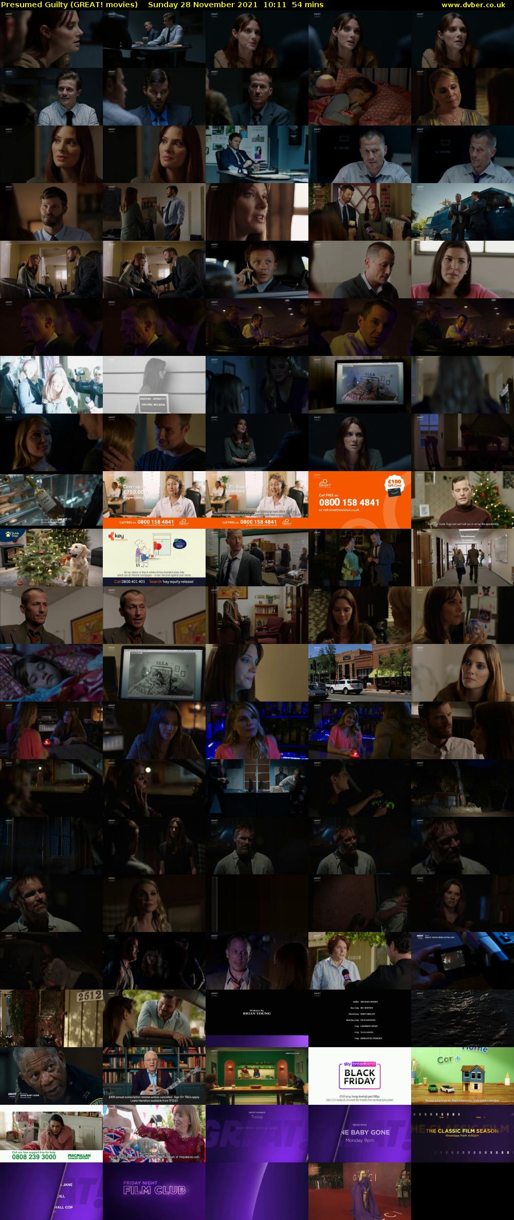 Presumed Guilty (GREAT! movies) Sunday 28 November 2021 10:11 - 11:05