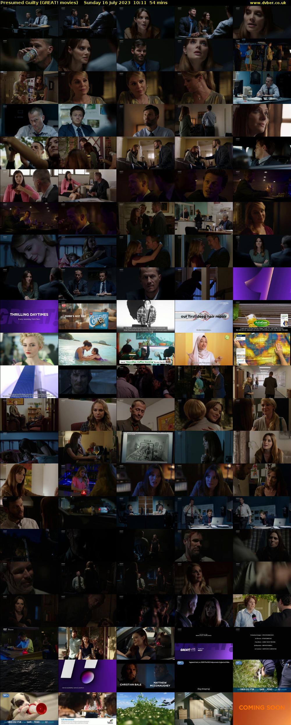 Presumed Guilty (GREAT! movies) Sunday 16 July 2023 10:11 - 11:05