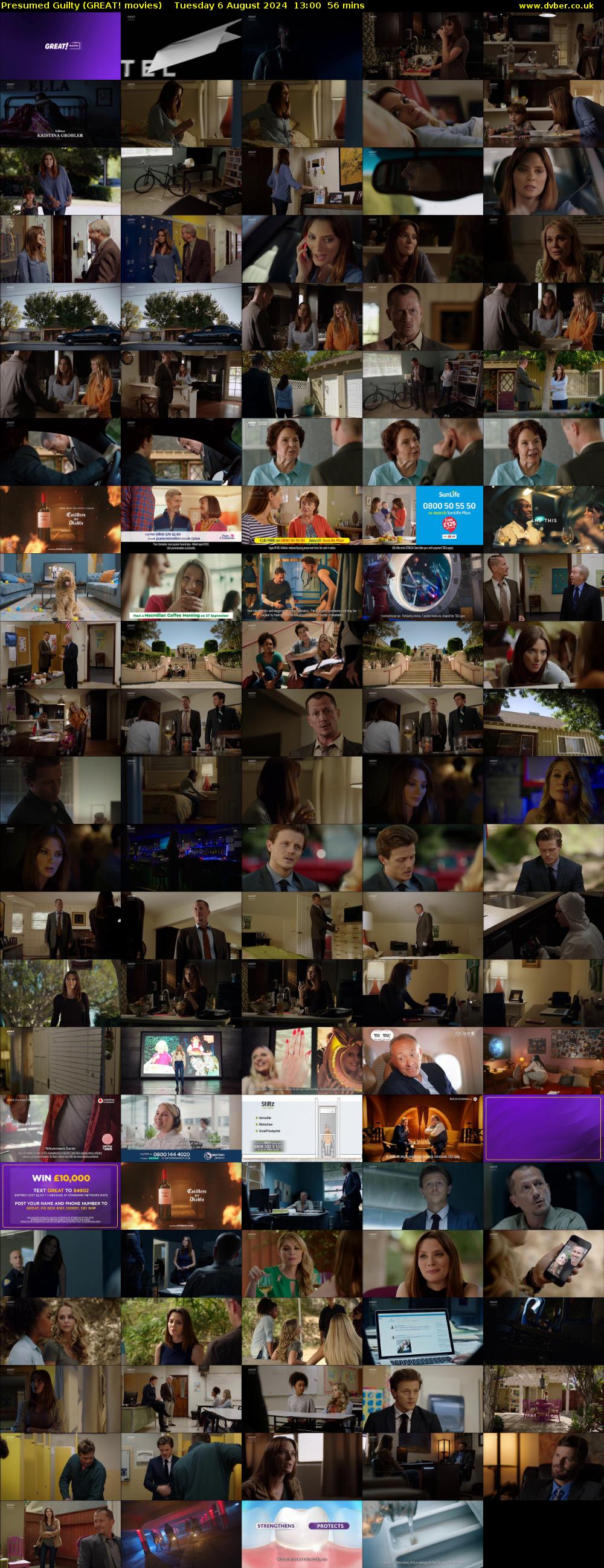 Presumed Guilty (GREAT! movies) Tuesday 6 August 2024 13:00 - 13:56