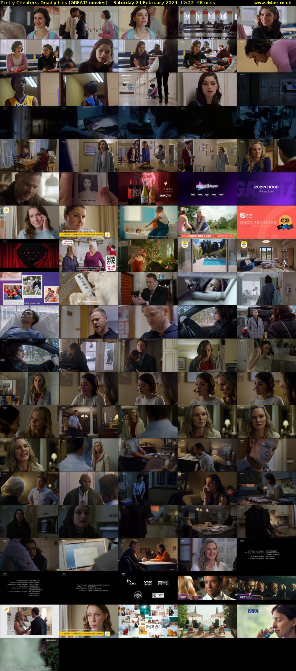 Pretty Cheaters, Deadly Lies (GREAT! movies) Saturday 24 February 2024 12:22 - 13:10