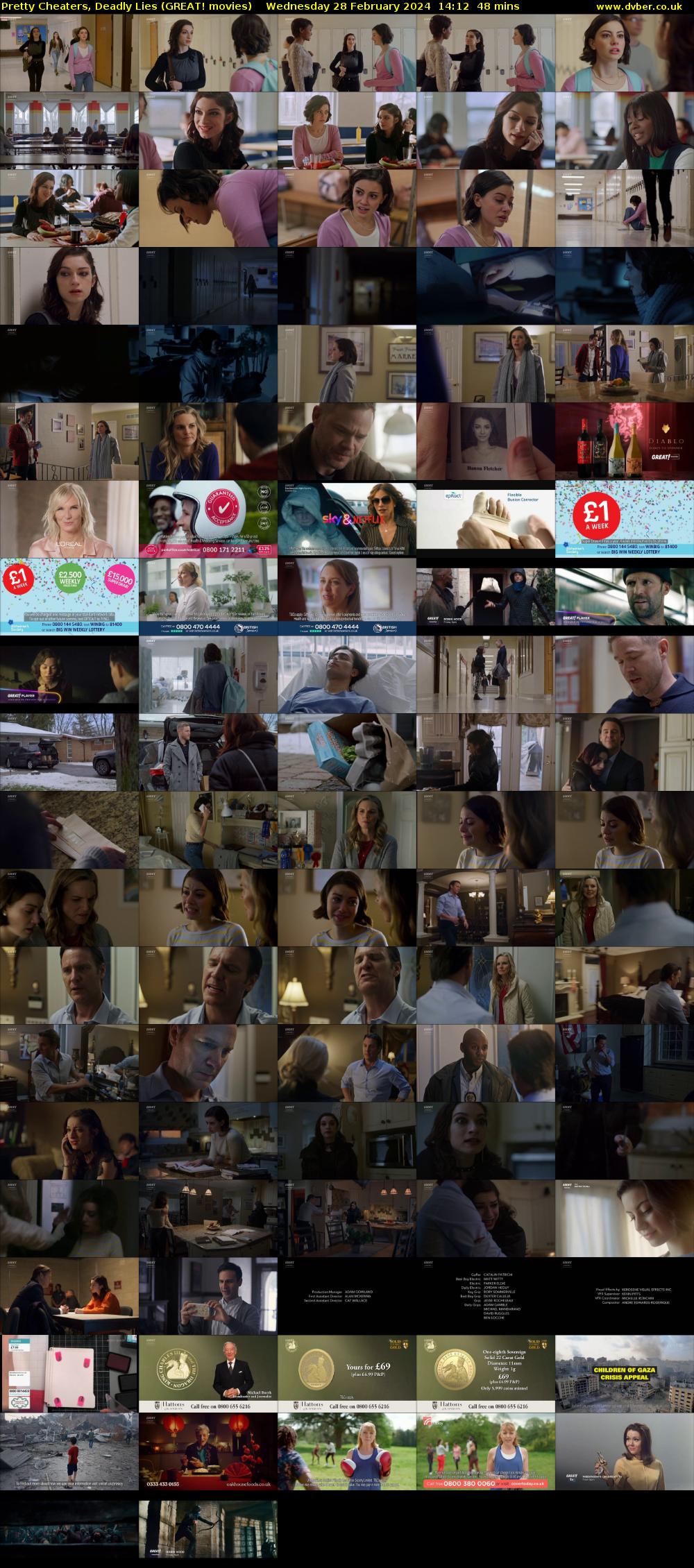 Pretty Cheaters, Deadly Lies (GREAT! movies) Wednesday 28 February 2024 14:12 - 15:00