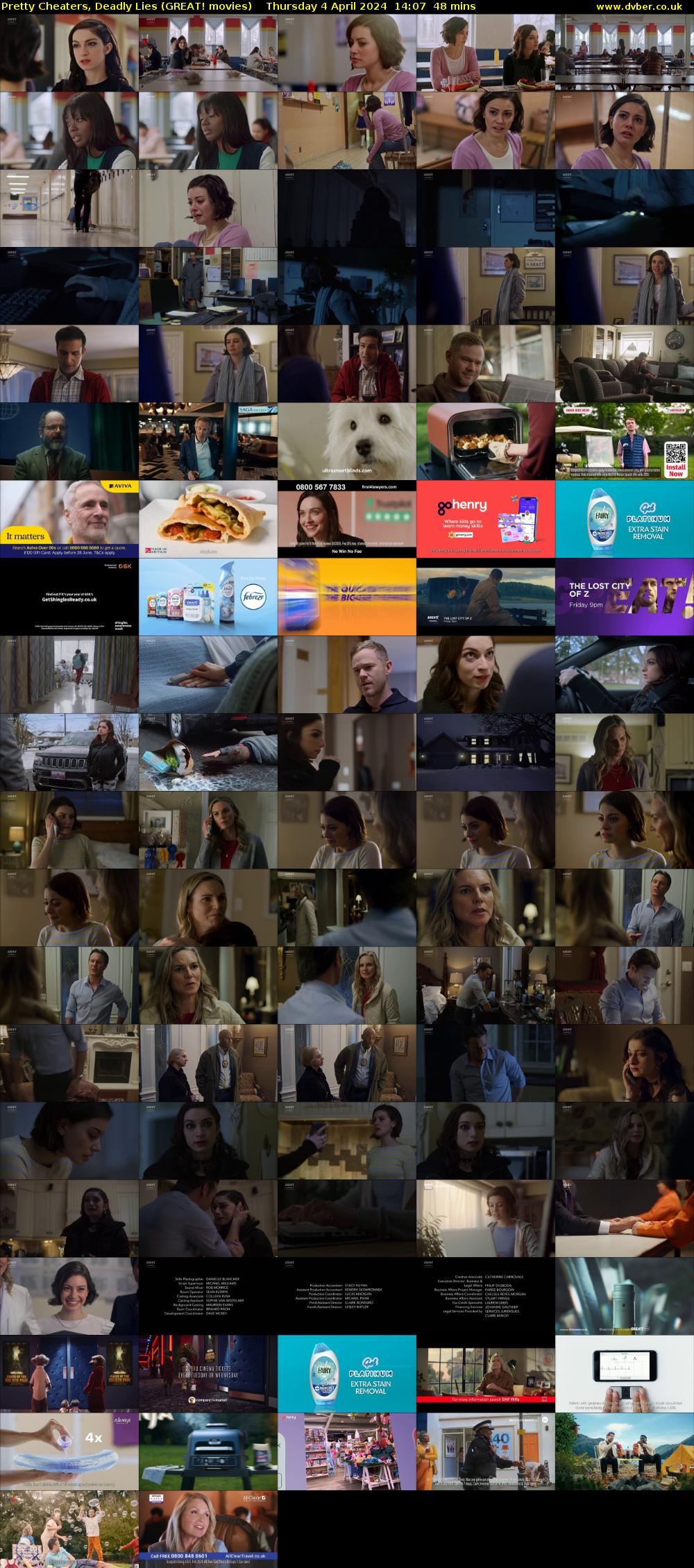 Pretty Cheaters, Deadly Lies (GREAT! movies) Thursday 4 April 2024 14:07 - 14:55