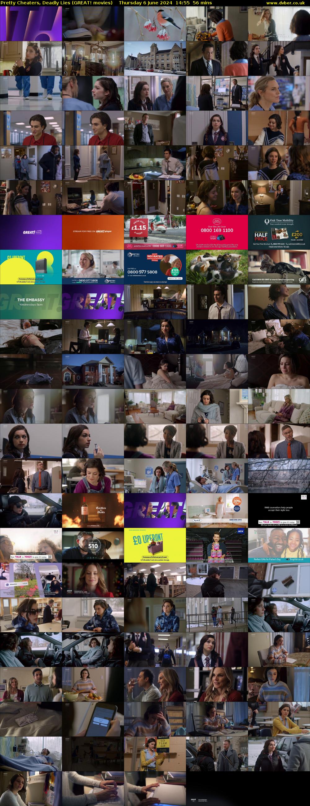 Pretty Cheaters, Deadly Lies (GREAT! movies) Thursday 6 June 2024 14:55 - 15:51