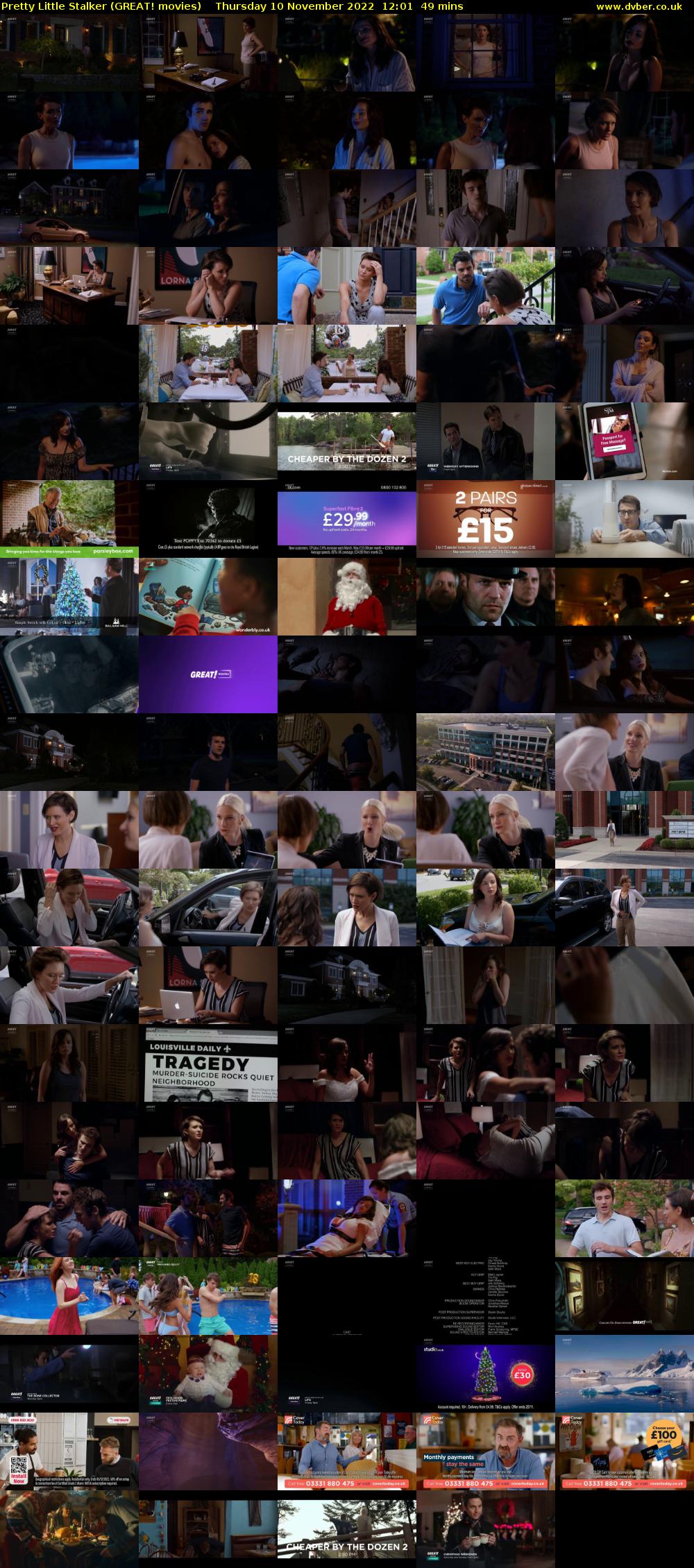 Pretty Little Stalker (GREAT! movies) Thursday 10 November 2022 12:01 - 12:50