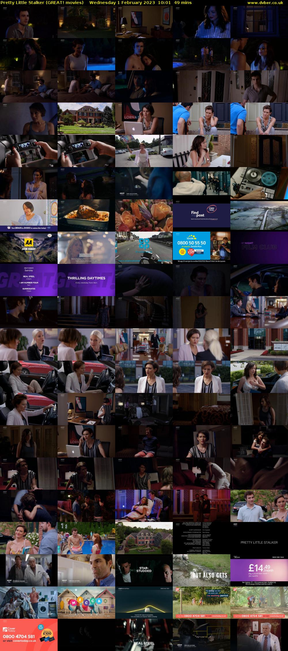 Pretty Little Stalker (GREAT! movies) Wednesday 1 February 2023 10:01 - 10:50