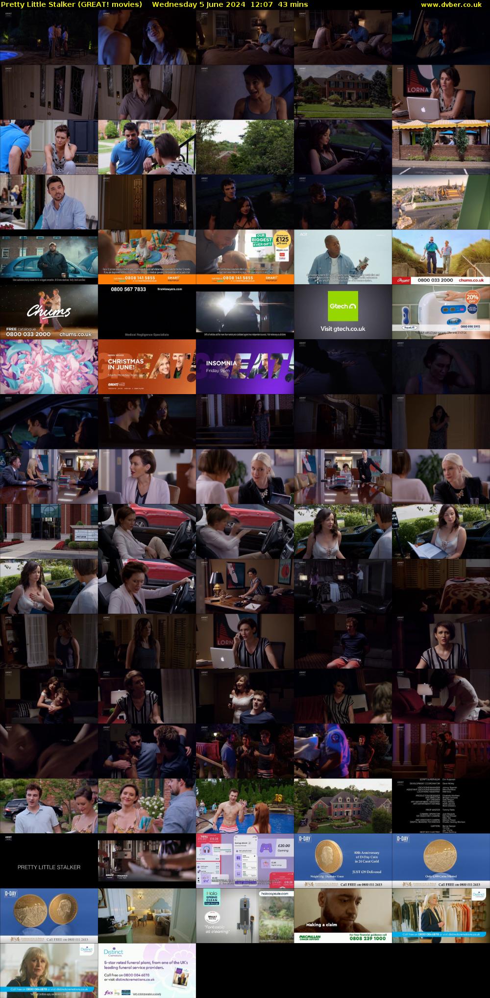 Pretty Little Stalker (GREAT! movies) Wednesday 5 June 2024 12:07 - 12:50