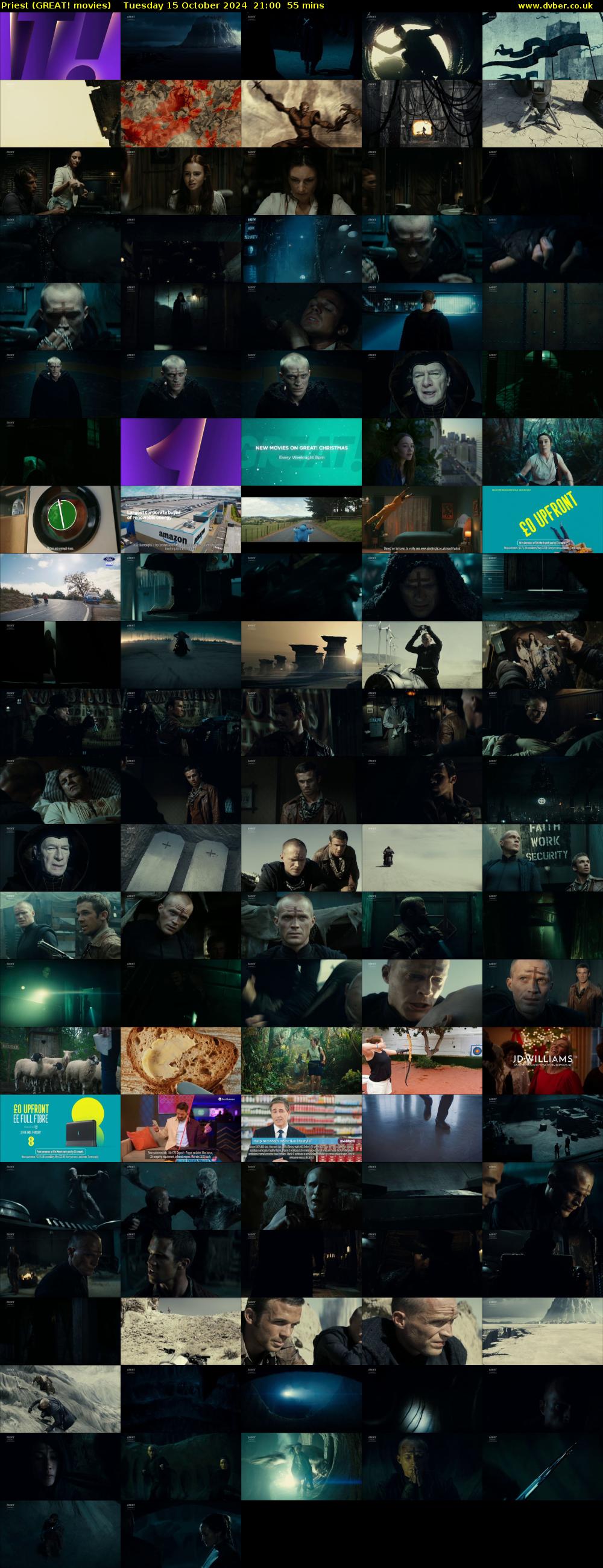 Priest (GREAT! movies) Tuesday 15 October 2024 21:00 - 21:55