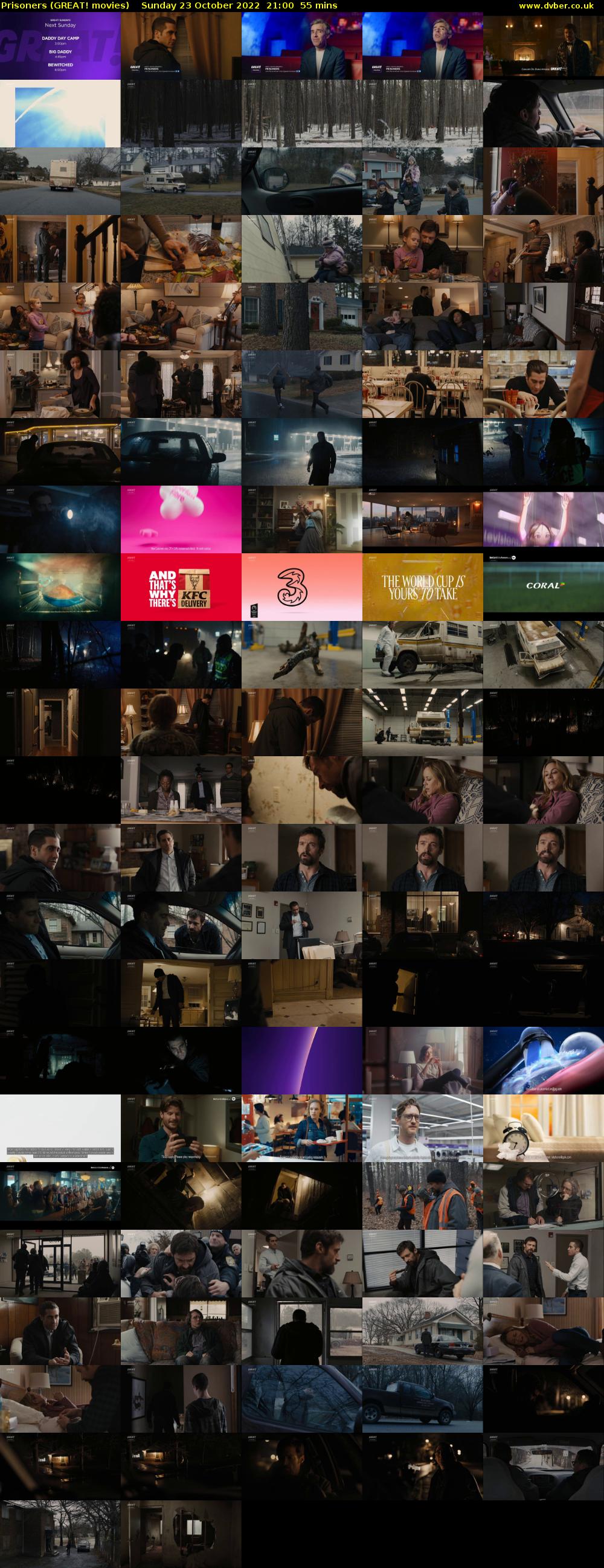 Prisoners (GREAT! movies) Sunday 23 October 2022 21:00 - 21:55