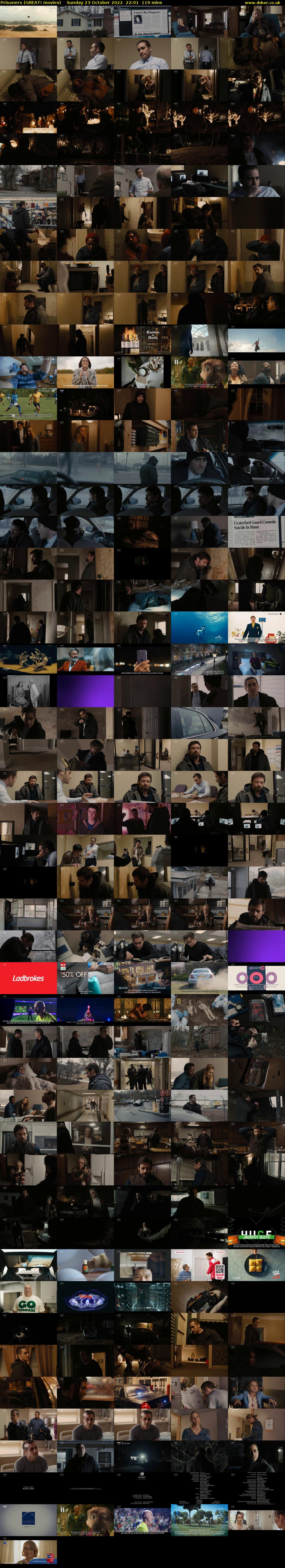 Prisoners (GREAT! movies) Sunday 23 October 2022 22:01 - 00:00