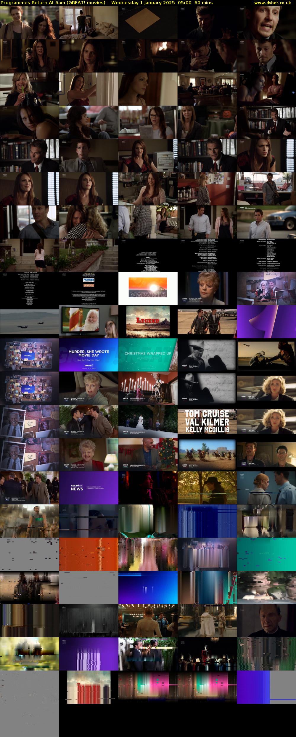 Programmes Return At 6am (GREAT! movies) Wednesday 1 January 2025 05:00 - 06:00
