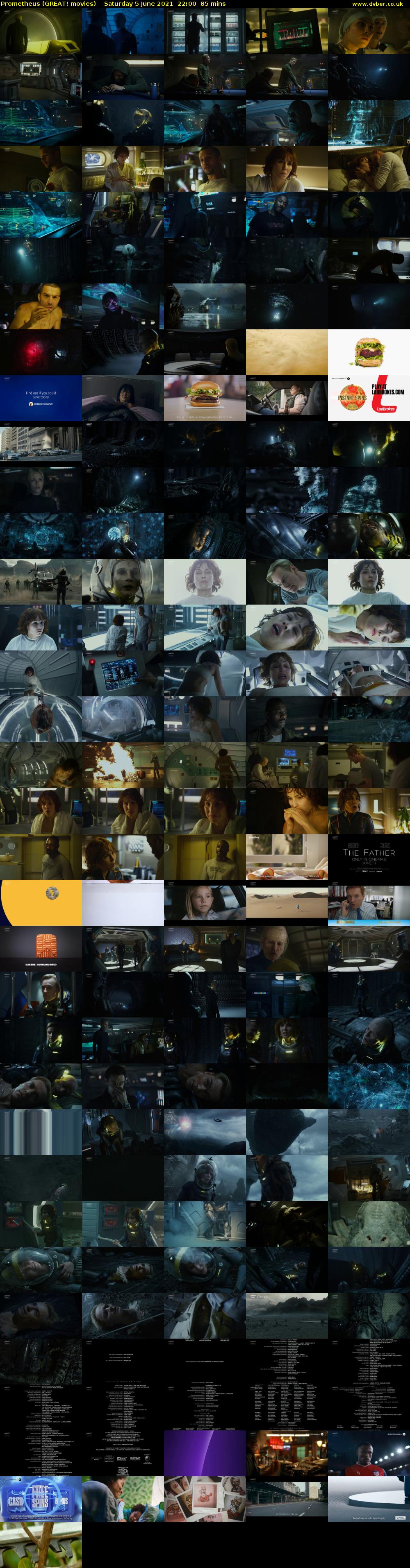 Prometheus (GREAT! movies) Saturday 5 June 2021 22:00 - 23:25