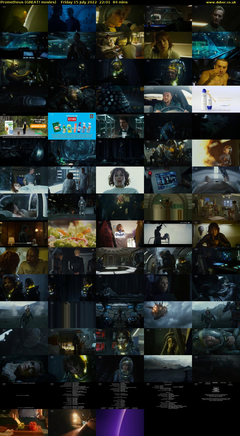 Prometheus (GREAT! movies) Friday 15 July 2022 22:01 - 23:25
