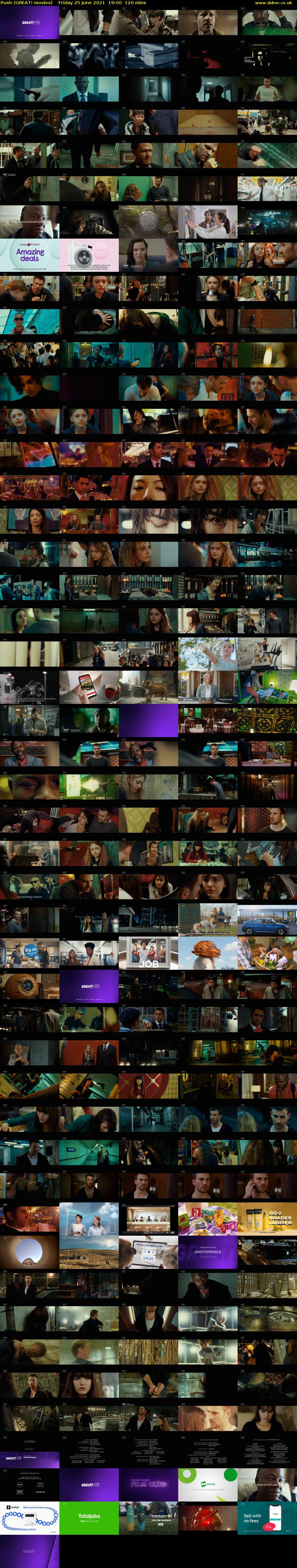 Push (GREAT! movies) Friday 25 June 2021 19:00 - 21:00