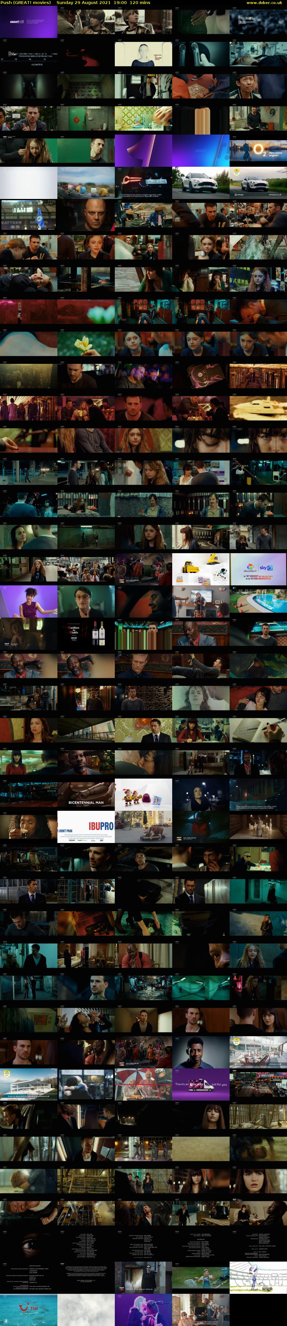 Push (GREAT! movies) Sunday 29 August 2021 19:00 - 21:00