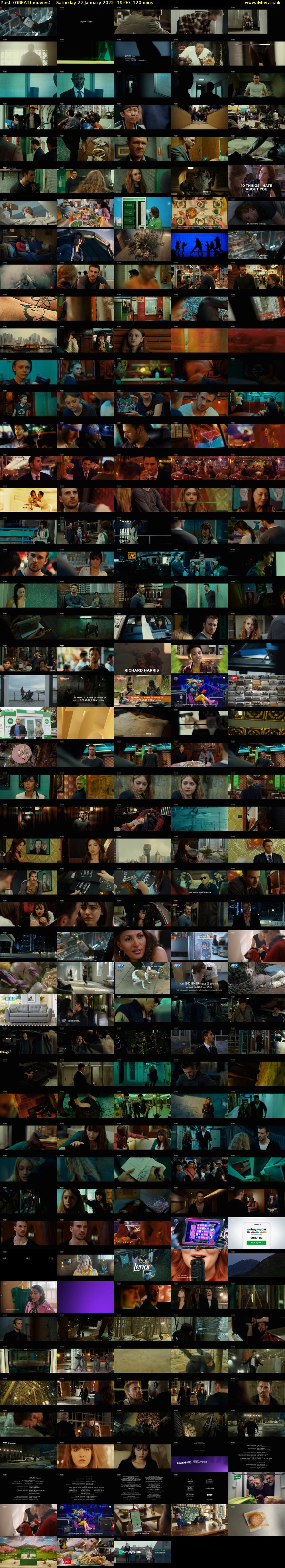 Push (GREAT! movies) Saturday 22 January 2022 19:00 - 21:00