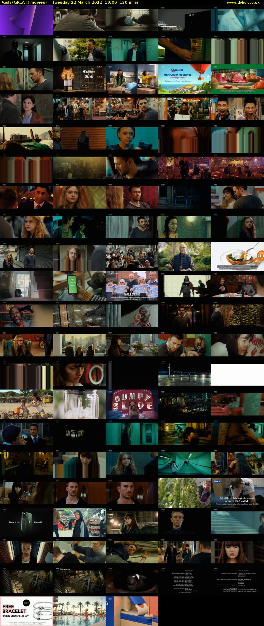 Push (GREAT! movies) Tuesday 22 March 2022 19:00 - 21:00