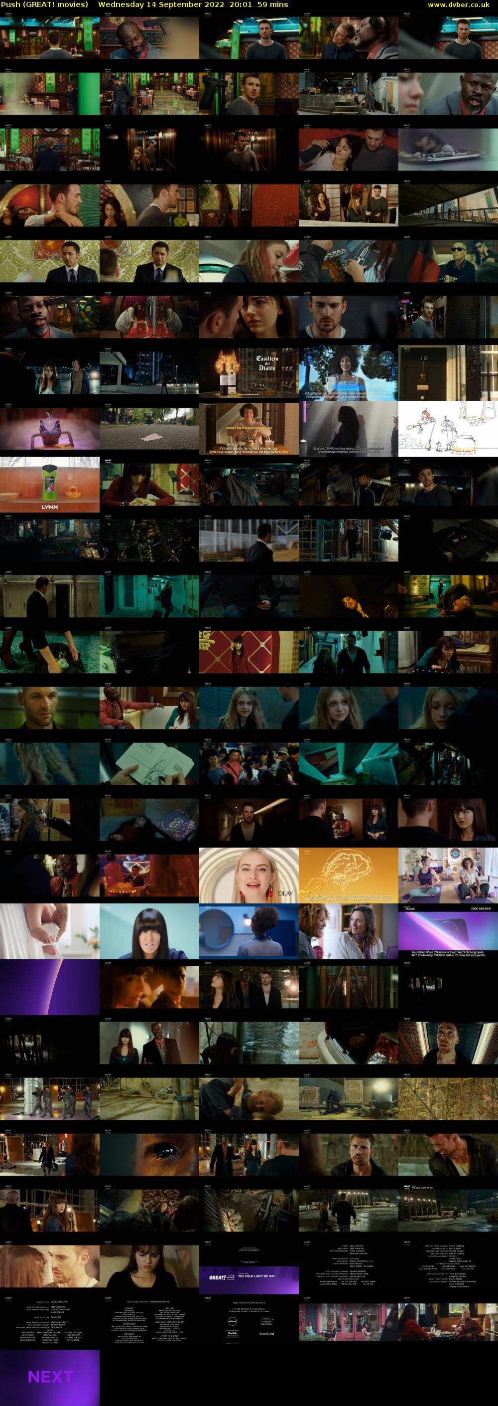 Push (GREAT! movies) Wednesday 14 September 2022 20:01 - 21:00