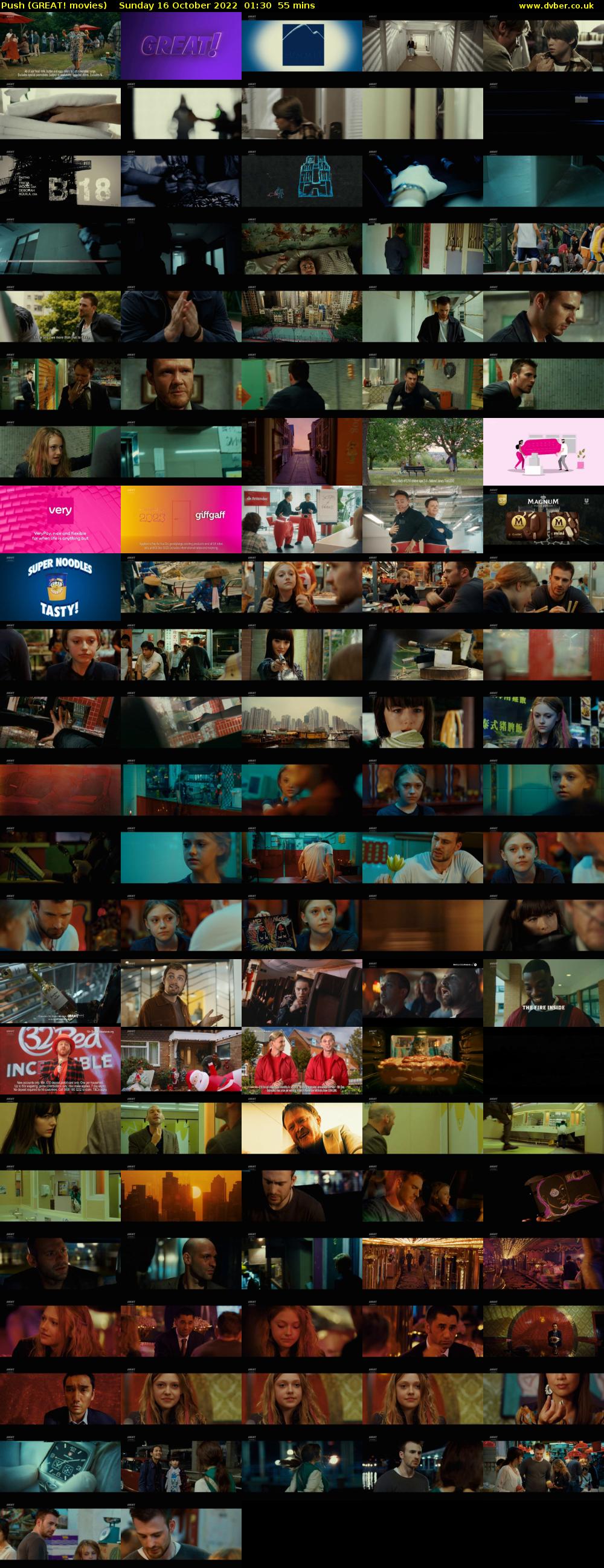 Push (GREAT! movies) Sunday 16 October 2022 01:30 - 02:25