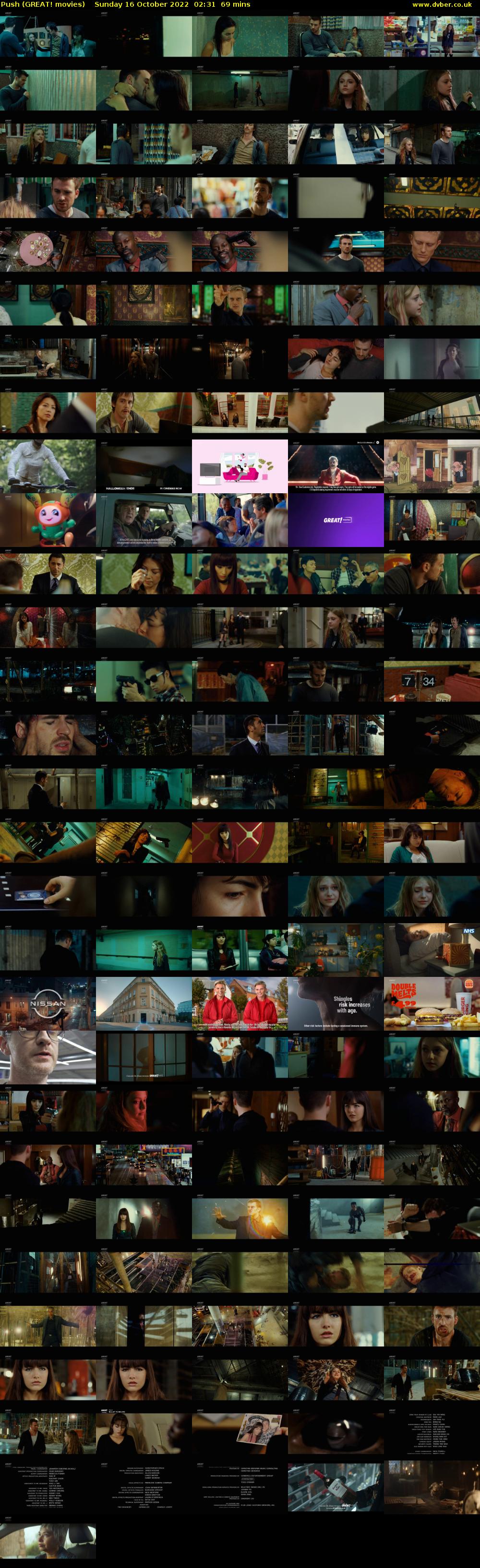 Push (GREAT! movies) Sunday 16 October 2022 02:31 - 03:40